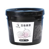 盾皇蜂蜜柚子茶果茶冲饮水果茶浓缩果粒果汁奶茶店专用原料 百香果[黑罐2斤]