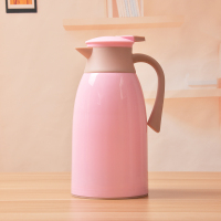 大容量保温壶家用保温水壶热水瓶办公室保温壶开水瓶暖壶茶瓶 保温壶粉色 1.3升[双层玻璃内胆]
