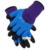 星宇A755A733防寒加绒加厚毛圈浸胶耐磨冬季保暖发泡劳保手套 A755加绒10双 L