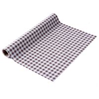 [48小时发货]3米可剪裁抽屉垫橱柜防尘防潮垫pvc茶几床头柜盖布厨房防水防油垫 pvc垫布 茶咖小格 40*50厘米(