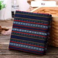 云南风民族风布料 丽江名族风窗帘装饰桌布亚麻面料 沙发套靠枕 6#(一米价)