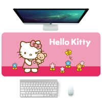 超大号电脑鼠标垫可爱女生办公书桌学习写字垫Hello Kitty鼠标垫 Hello Kitty 24x20x0.3厘米