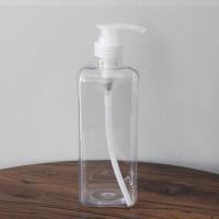1000毫升方形塑料瓶大容量分装瓶空瓶按压式洗发水洗手液用透明瓶 透明压嘴