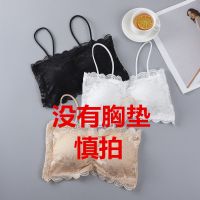 内衣女学生韩版聚拢初中生少女美背文胸小吊带背心内穿裹胸抹胸罩 单件颜色随机体验[不含垫] 均码 [75-125斤]