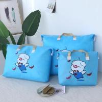 [24小时发货][买二送一送同款]被子收纳学校婚庆多用防潮旅行家用手提袋 蓝色小飞猪 小号[不参与买二送一]