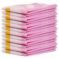 [48小时发货]特大号加厚真空压缩袋套装装被子真空收纳袋装衣服棉被收纳袋子 (5件套)浪漫粉中号80*60 [无泵套餐]