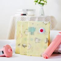 16丝真空压缩袋无纺布特大号收纳袋棉被衣物加厚抽气整理袋真空袋 小号35*50[装薄衣物] 2只送手泵