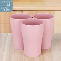 家用塑料冷水壶套装凉水壶开水杯茶壶扎壶大容量水瓶果汁壶耐热 粉色杯子(三个装)