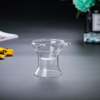 加厚耐热公道杯 高硼硅茶海茶漏泡茶分离器 功夫茶具配件玻璃公杯 茶漏