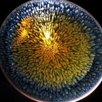 建阳建盏茶具铁胎陶瓷主人杯铁胎油滴品茗杯单杯功夫茶杯油滴茶盏 6-9口随机一只直播专拍