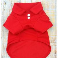 狗狗衣服春夏秋薄款猫咪衣服泰迪博美比熊中小型犬宠物背心防掉毛 红色 XS(建议1-3斤)