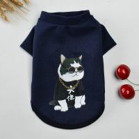 新年过年狗狗衣服冬季比熊泰迪猫咪搞笑幼犬小奶狗宠物秋装拜年衣 [薄卫衣]大佬 XS(建议1-3斤)