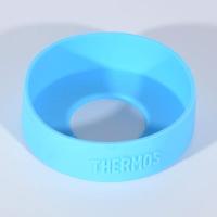分割膳魔师保温杯托350-500ML;耐磨防滑杯垫底座硅胶保护套底托6 浅蓝色6.5cm带logo原厂厚实质优