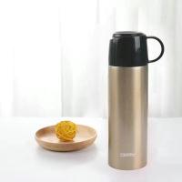 304卡通保温杯不锈钢水杯男女士茶杯户外便携杯子水壶学生高颜值 三代金色350ML金色
