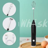 德国打蛋器电动家用烘焙迷你小型自动奶油打发器搅拌机器蛋糕工具 黑色 超长续航[配充电线+两个搅拌头]