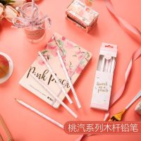 [24支]晨光木杆铅笔桃汽系列六角三角型学生考试绘画2制图绘图 30707 三角12支(2B)