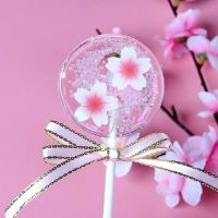 日本创意樱花水晶棒棒糖个性结婚伴手礼糖果送女友闺蜜节日礼物 1支无礼盒