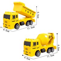 儿童玩具回力工程车多款逼真造型圆孩子工程车梦想男孩工程车玩具 回力工程车2只装两款1