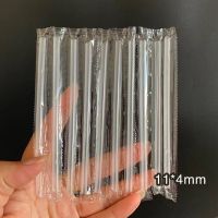 一次性独立包装4mm联连排吸管养乐多哇哈哈爽歪歪透明细吸管喝水 11*4mm100根
