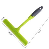 [正常发货]多功能硅胶玻璃器刮镜子茶几桌子地板瓷砖清洁刮水器 顶好硅胶款中号1个(颜色随机)