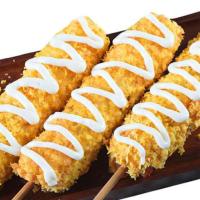 爆浆拔丝芝士热狗棒拉丝韩国油炸半成品炸烤芝士棒脆皮肠炸串 芝士热狗棒5根.