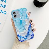 海浪opporeno5手机壳4se/a5/a8/r17手链a32/a72软r15/a9女a55/a93 防摔软壳[油画白