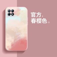 OPPOReno4手机壳全包软壳reno4pro保护套防摔直边reno4se手机壳薄 Reno4se[无膜] 液态魔方-