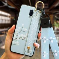 新款OPPOr17手机壳OPPOR17pro男女款t opop r17腕带套0pp0r17 r17-腕带-白玉兰(单壳)