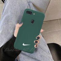 全新OPPO R15梦境版情侣简约耐克手机壳PAAM00时尚硅胶防摔软胶壳 OPPO R15梦境版[暗夜绿] 小耐克单壳
