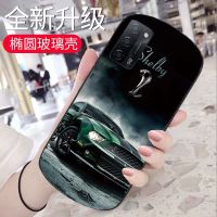 OPPOA55手机壳个性跑车A52/A92s椭圆形A53/A8弧形防摔玻璃男女潮 福特野马 OPPO A7