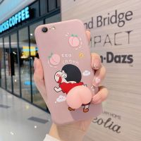 OPPOa57手机手机壳蜡笔小新屁股保护套最新捏捏乐a39爱桃子水立体 藕粉[蜡笔小新无屁屁] oppo A57[单壳]