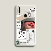 OPPO a8手机壳a8镜头全包OPPOa31防摔液态硅胶软壳保护套潮牌头像 古董白-潮牌头像 OPPO A8