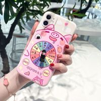 OPPO Reno5手机壳reno旋转4解压se转盘pro奶茶Ace2可乐3女2软A72 象牙白-转盘今天吃什么 opp