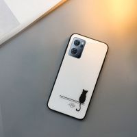 OPPOreno7手机壳reno6pro套Ace爱心reno4玻璃2个性女reno5K硬壳3 [背影猫]单壳 oppo