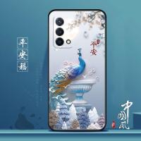 oppok9手机壳硅胶女款防摔K9手机套男中国风k9保护壳软胶磨砂 [送指环] h001平安福