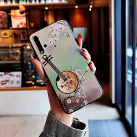 OPPO A91手机壳reno3腕带a9硅胶r17防摔r15防摔a92s女款a52/k5新 月琴花鸟[单壳] oppo