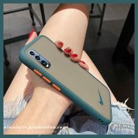 oppofindX2手机壳aj潮牌小耐克肤感全包撞色磨砂透明防摔保护男女 oppofindX2 肤感小耐克-暗绿