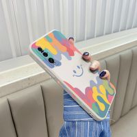 OPPOfindx2手机壳镜头全包防摔潮牌findx2pro保护套液态硅胶软壳 魔方侧图-[彩色微笑]-古董白 oppo