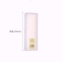 晨光本味透明笔盒大容量塑料韩款简约女学生高中生无印风磨砂笔盒 单格[无赠品]
