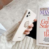侧边卡通苹果iPhone12/11promax手机壳XSmax/XR全包7/8P软6SPlus 古董白侧边[饼干熊] 苹