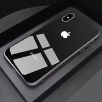 OPPOr17手机壳改苹果秒变玻璃vivox27/23/y97/83潮牌15x/11/9/a7x 黑色(玻璃壳) OPP