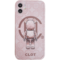 CLOT暴力熊苹果13手机壳iPhone12硅胶11Pro全包XS/XR/7P/8P潮牌壳 clot粉色暴力熊 苹果13