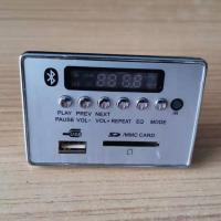 12V蓝牙5.0模块收音板mp3解码板u盘播放音乐usb无损hifi前级主板 5V银色款 只要蓝牙主机