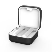 小米air2se耳机硅胶保护套 新款小米耳机耳塞帽防滑防摔耳帽ins 小米air2se耳机保护套 挂钩款保护套-黑色