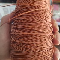 轮胎线3股撒网手抛网织网线风筝线钓鱼绑线绳子粗线编织耐磨 加粗 0.6毫米棕色小轴150g约300米