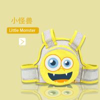 四季通用 可拆卸收纳电动车儿童安全带 骑摩托车小孩可调绑带宝宝 *透气恶魔黄冬夏2用(可拆卸收纳) 收藏宝贝送卡通玩具手