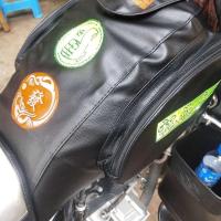 豪爵125-8太子摩托车油箱包油箱皮套罩侧包套子加厚防水骑行包 优质款-绑带