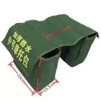 电动车后座包摩托车挎包马鞍工具包帆布边包摩托车驮包挂包 中号摩托包有字