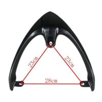 特价电动车摩托车鬼火 RSZ一代尾翼尾翼全铝合金后货架配件 黑色铝合金尾翼