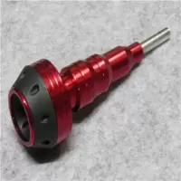 摩托车配件改装防摔杆 黄龙600防摔胶 贝纳利黄龙300保险杠防摔棒 黄龙款红色单个